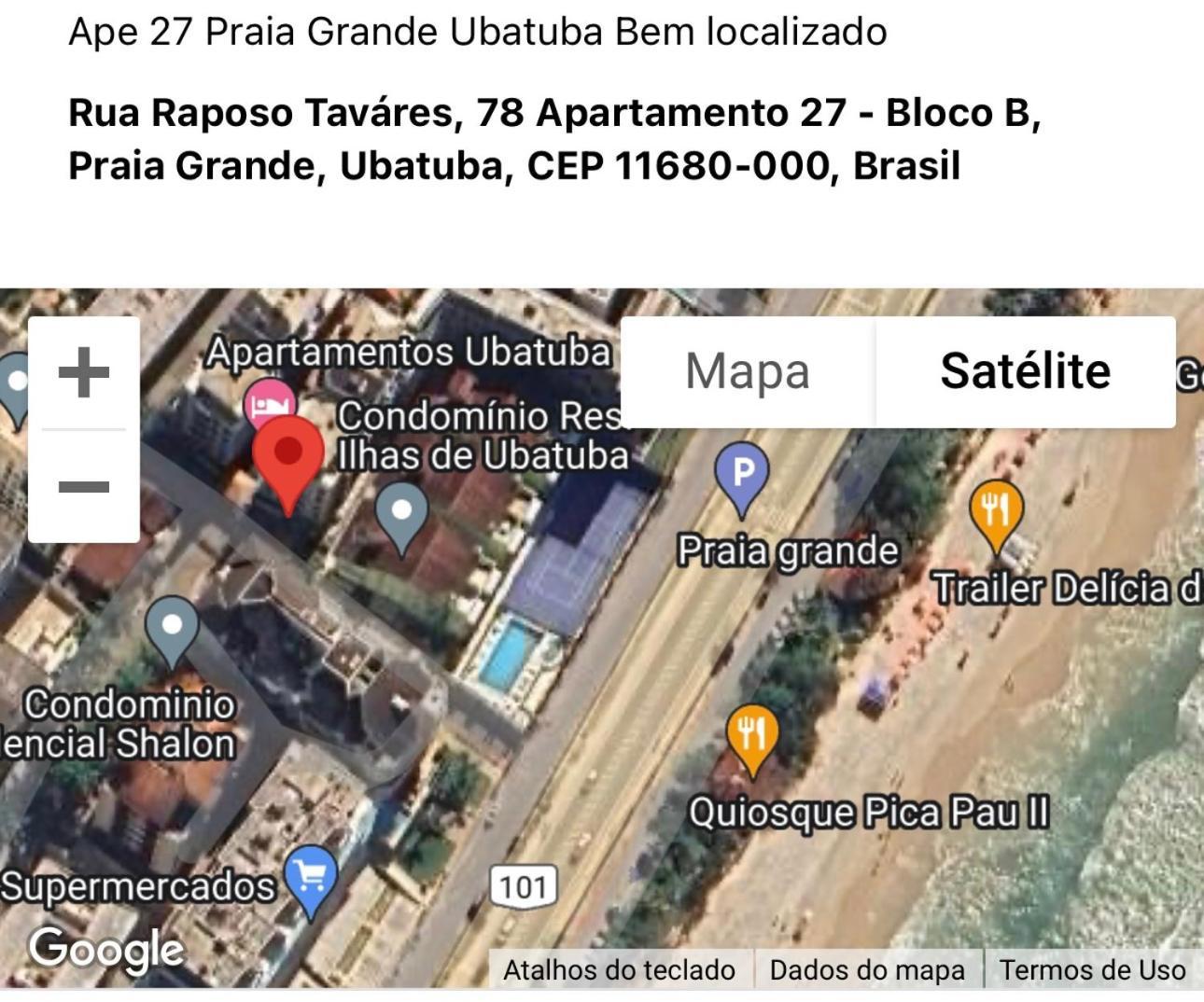Ape 27 Praia Grande Ubatuba Bem Localizado Esterno foto